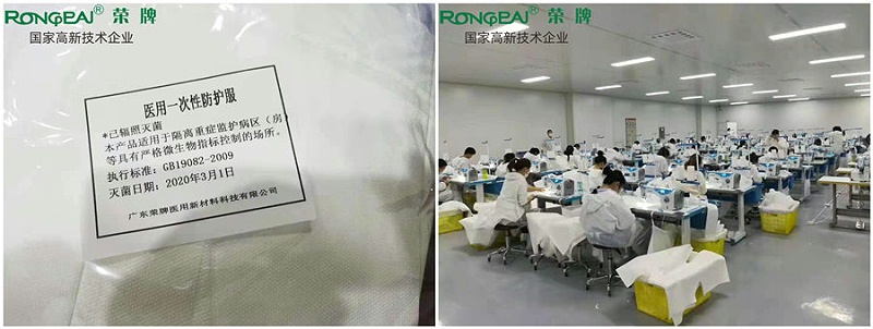 NG28娱乐医纺防护服
